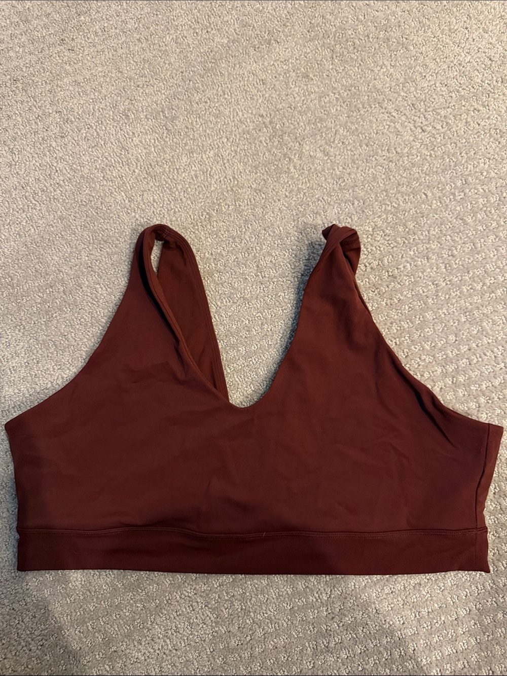 Sweaty Betty Women's Deep V Bralette - Burgundy